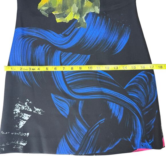 ALICE + OLIVIA Clyde Shift Mini Dress in Azalea Floral Size 2 - Picture 14 of 16